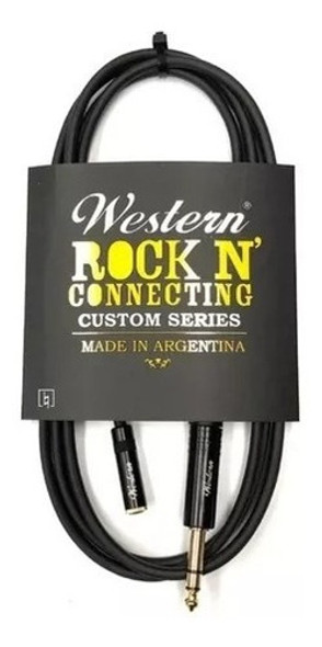 Western Cable Extensor Auricular 6 Mts Trs 1/4 |hembra C 0