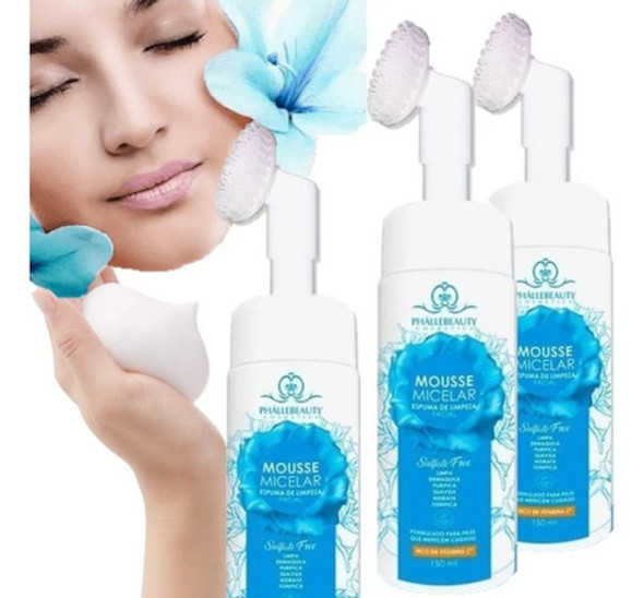 3 Mousse Micelar Phallebeauty Em Atacado Ph015 0