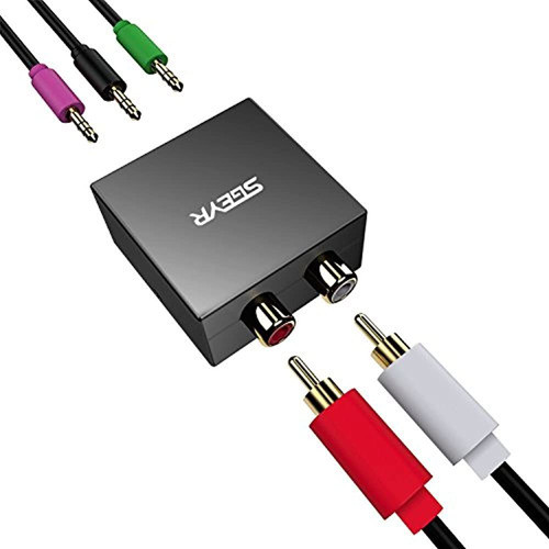 51 Audio Convertergame Adaptador De Consola Convierte Rca A 0