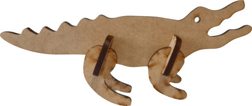 Rompecabezas Didactico Animalitos 3d Madera Económico X30u 1