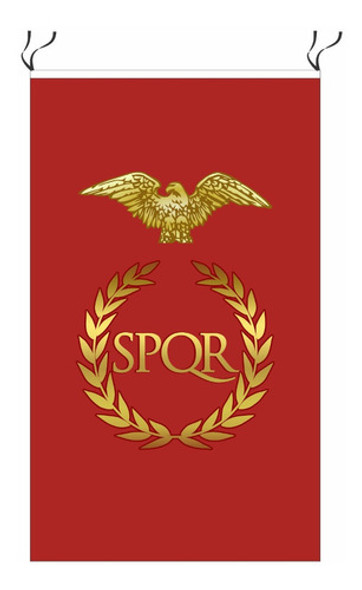 Bandera Vertical Imperio Romano Occidental Spqr 90 X 60cm 0 Bandera Vertical Imperio Romano Occidental Spqr 90 X 60cm 0