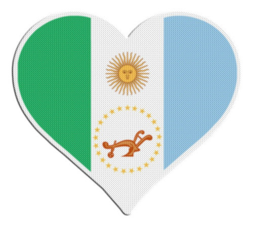Parche Bandera Corazon Chaco 0