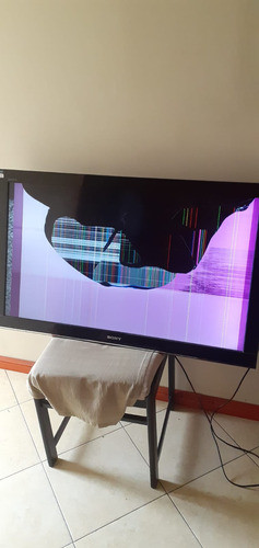 Tv  Sony Color Pantalla Rota 0