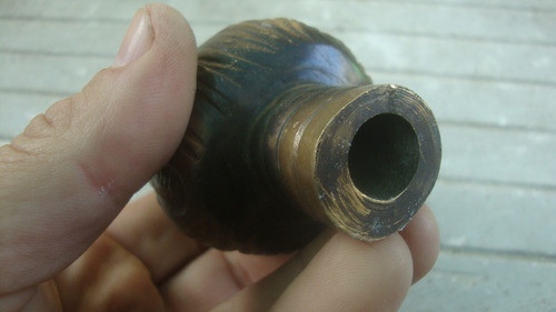 Antiguo Repuesto De Bronce 5,6 X 11 Alto - 460 Grs. 1