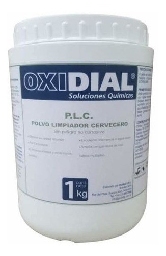 Polvo Limpiador Cervecero Oxidial X 1kg X 2 Un. Punto Birra 0