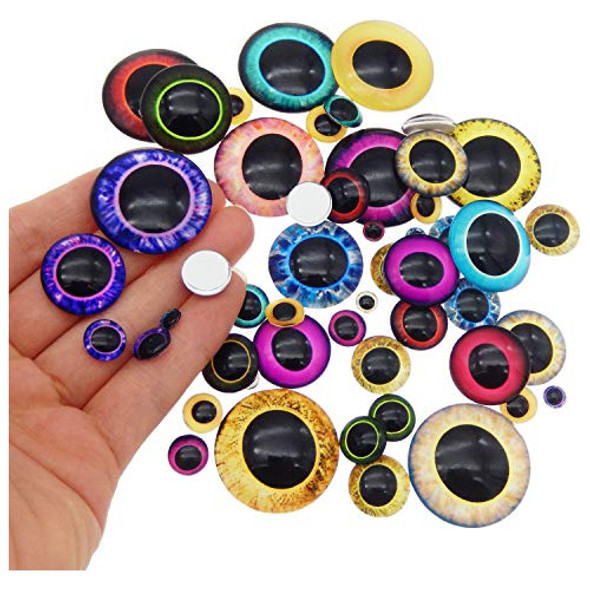 Ojos De Dragon 20mm Gemas De Vidrio Para Artesanias 100u. 1
