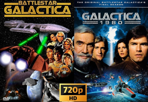 Battlestar Galactica 1978 - Galactica 1980 Series Completas 0