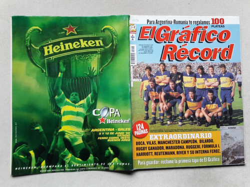 Revista El Gráfico Nº 4156 Junio 1999 Extraordinario - Boca 0