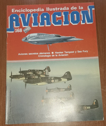 Revista Enciclopedia Ilustrada De La Aviacion N°168 0
