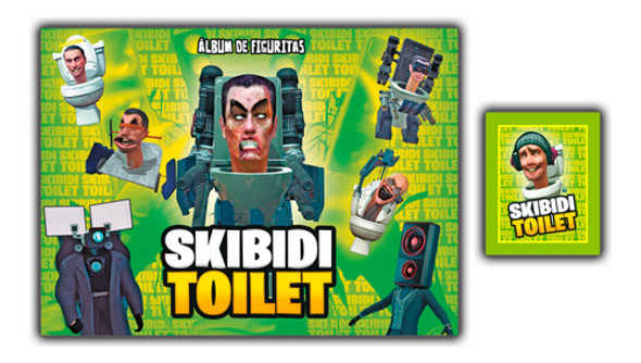 Album Skibidi Toilet: Pack Album + 10 Sobres - Original 0 Album Skibidi Toilet: Pack Album + 10 Sobres - Original 0