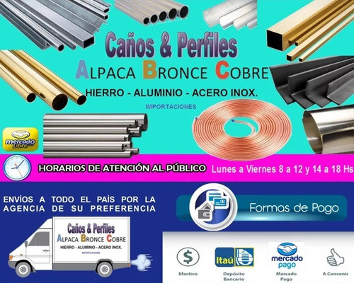 Caño Cuadrado Acero Inoxidable Calidad 304 40x40x1,2mm 1