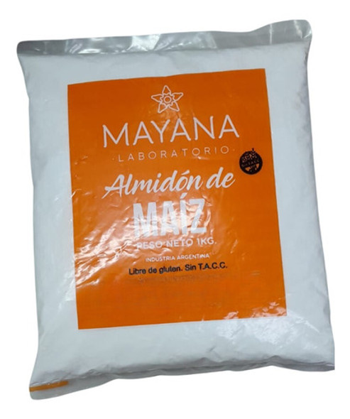 Almidón De Maíz X 1kg Mayana Sin Tacc 0 Almidón De Maíz X 1kg Mayana Sin Tacc 0