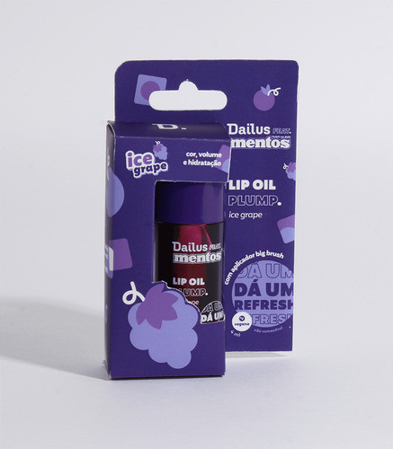 Lip Oil Plump Dailus Feat. Mentos Ice Grape 1