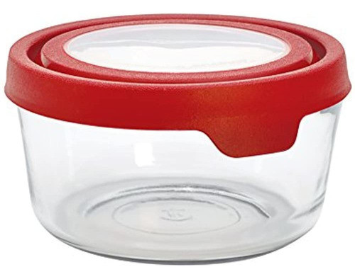 Recipiente De Almacenamiento De Comida De Vidrio Trueseal De 0
