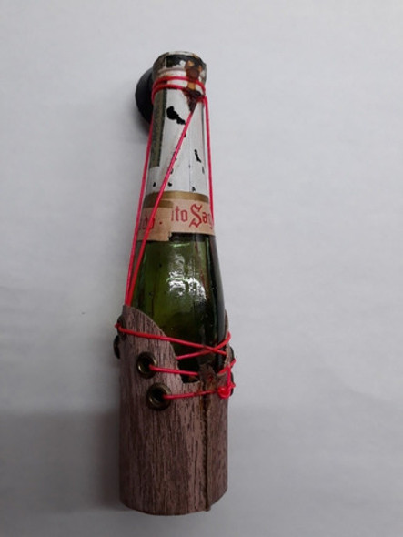 Botellita Miniatura Vino  Manto Sagrado Cuero (1) 1 Botellita Miniatura Vino  Manto Sagrado Cuero (1) 1