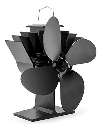 Foedo Fireplace Fan, 4-blade Heat Powered Stove Fan For Wood 0