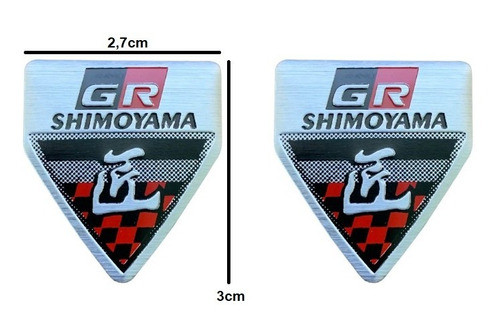 Par Emblema Toyota Gr Shimoyama 0