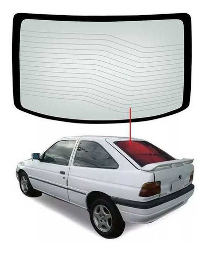 Parabrisa Traseiro Escort 1993 0