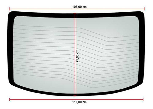 Parabrisa Traseiro Escort 1993 1