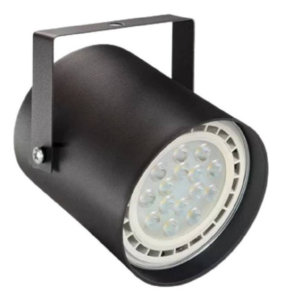 Riel 1 Metro + 3 Tachos Negros + 3 Lamparas Macroled 11w Stg 0