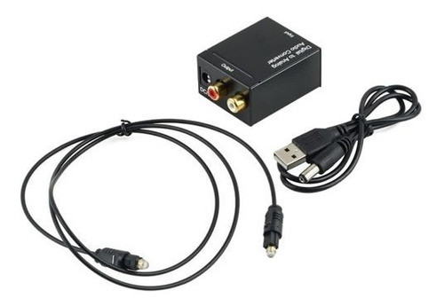 Conversor Audio Digital Coaxial O Fibra Optica Toslink A Rca 1