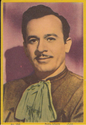 Cine Mexicano Antigua Tarjeta Foto De Pedro Infante Vintage 0