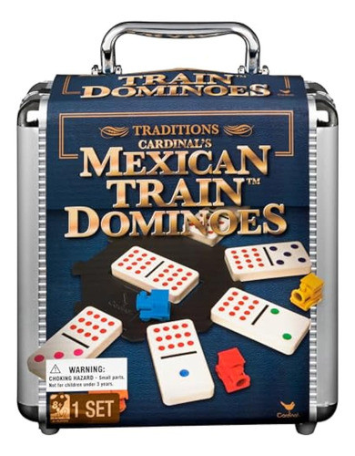 Juego De Dominó Con Caja De Aluminio, Tren 0