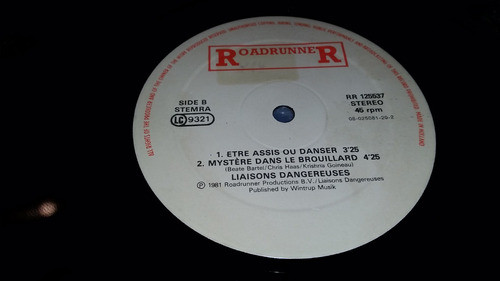 Liaisons Dangereuses Los Niños Del Parque Vinilo Maxi 1989 1