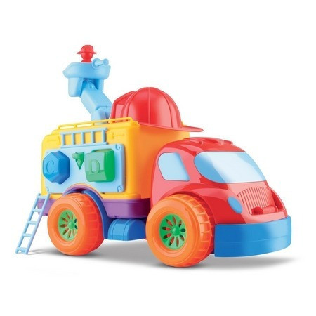 Caminhão Pedagógico Para Bebê Robustus Bombeiro - Divertoys 1