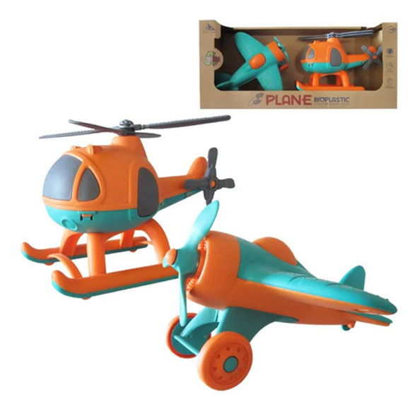 Set Infantil Avioneta Y Helicóptero Universo Binario 0