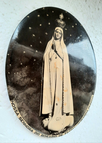 B. Antigo - Raríssima Placa Sacra De N. Sra. De Fátima 1