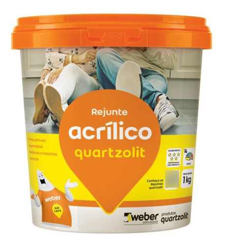 Rejunte Acrílico Marrom Tabaco 1 Kg Quartzolit 0