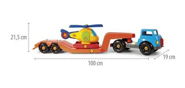 Carreta Didática Com Helicóptero 1