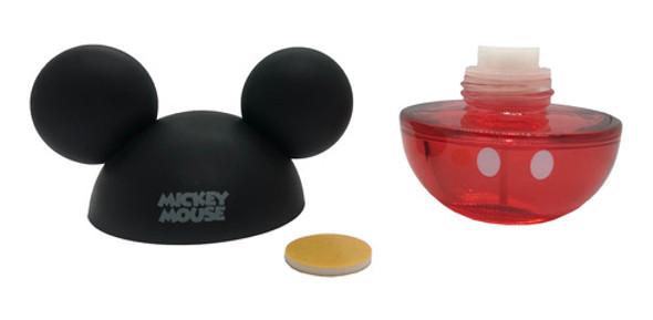 Ambientador Tablero Tipo Botella Disney Mickey Roja Aromatiz 1