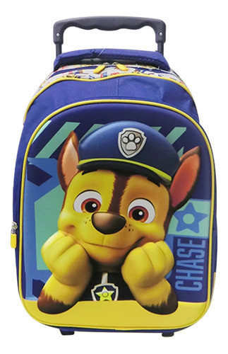 Mochila Con Carrito Paw Patrol 40cm - Mosca 0