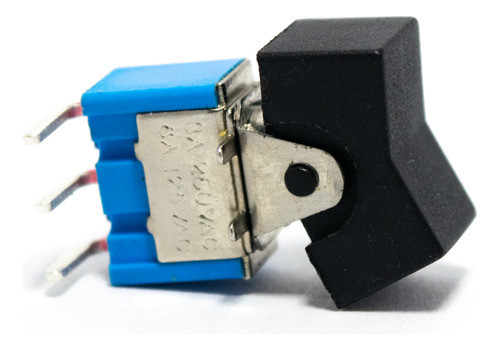 Llave Tecla Simple On-off-on Para Circuito 90º 3a 250v 0