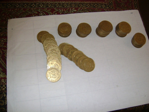 Lote Iv 57 Monedas Argentina De 100 $ 1978 Conmemorativas 1