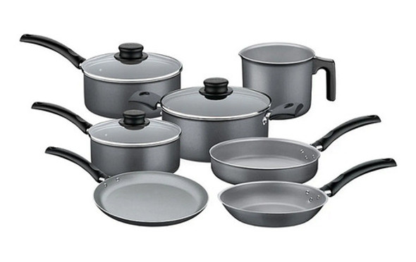 Batería De Cocina, Negra 7 Piezas  Turim 0