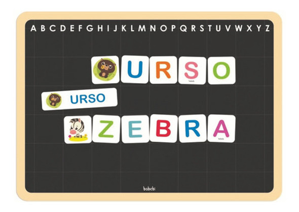 Quadro Da Alfabetização - Brinquedo Educativo - Babebi 0