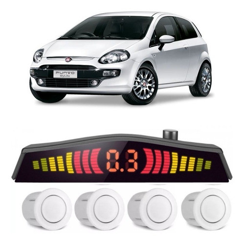 Sensor De Ré Estacionamento Branco  Fiat Punto Gii 1995... 0
