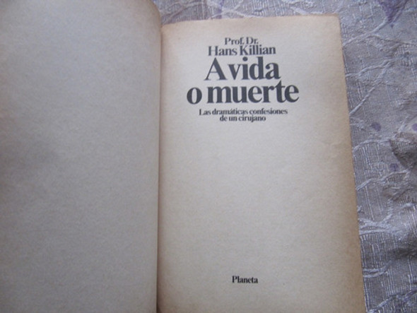 A Vida O Muerte - Hans Killian 1
