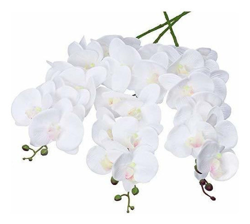 Shacos Tallos De Orquídeas Artificiales Juego De 3 Orquídeas 0