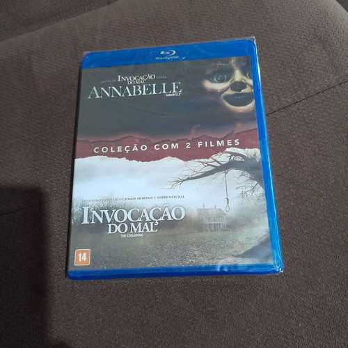 Blu-ray Duplo Annabelle 1 E Invocação Do Mal 1 Produto Novo 0
