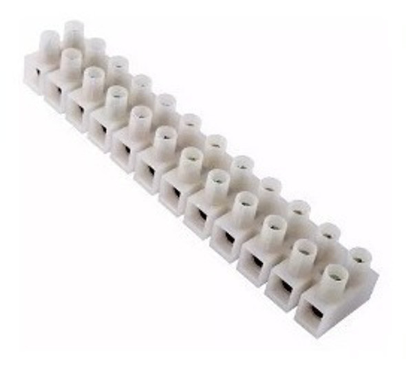 Conector Barra 12 Posições 6mm - Kit C/10 Barrinhas 1