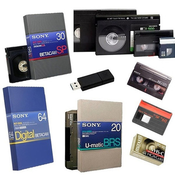 Video U Matic - Betacam - Dvcam - Mini Dv - Hi 8 A Pen Drive 0
