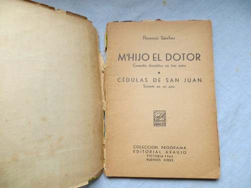 M´hijo El Dotor Florencio Sanchez Cédulas De San Juan 1946 1