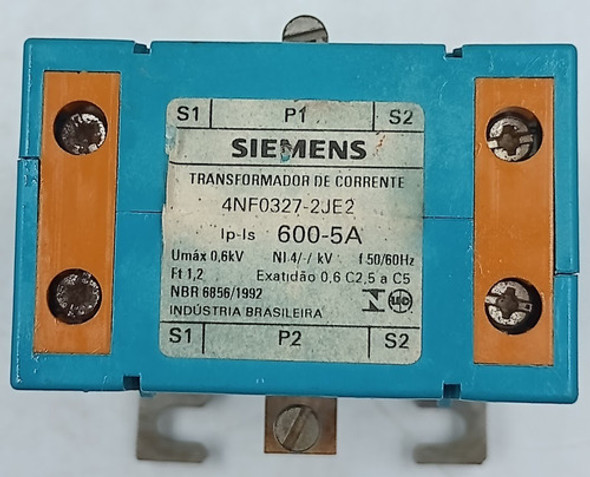 Transformador De Corrente Siemens 4nf0327-2je2 600-5a 1