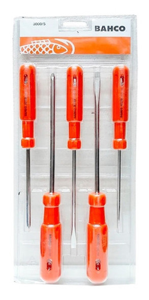 Destornilladores Bahco 5 Piezas P3000 2 Phillips + 3 Planos 0