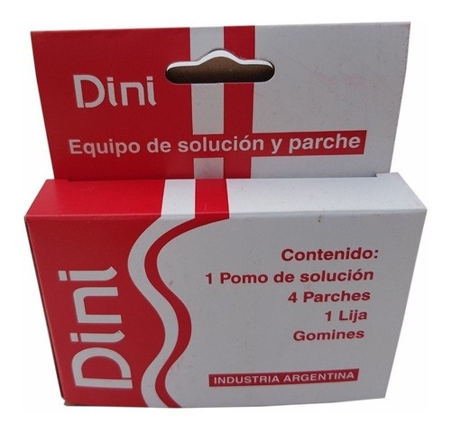 Kit De Pache Y Solucion Dini En Caja Solucion+ Parche+ Gomin 0