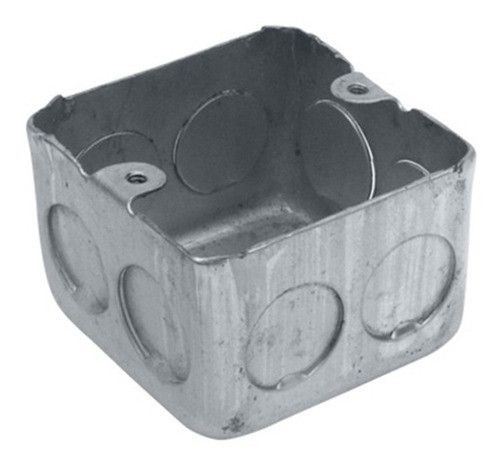 Caja Luz Mignon Embutir Chapa Pintada Iram 5x5cm Pack 10 Uni 0